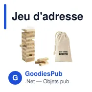Jeu d'adresse personnalisable Tower Game avec logo - Miniature 6