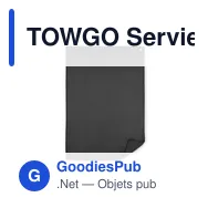 TOWGO Serviette de golf en RPET - Miniature 3