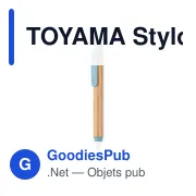 TOYAMA Stylo bambou/paille blé et ABS - Miniature 4