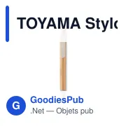 TOYAMA Stylo bambou/paille blé et ABS - Miniature 7