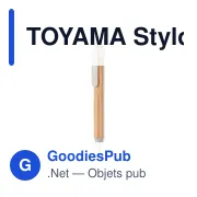 TOYAMA Stylo bambou/paille blé et ABS - Miniature 8