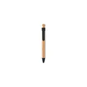 Variante noir - TOYAMA Stylo bambou/paille blé et ABS
