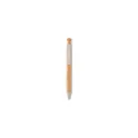 Variante beige - TOYAMA Stylo bambou/paille blé et ABS