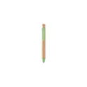 Variante vert - TOYAMA Stylo bambou/paille blé et ABS