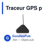 Traceur GPS personnalisable pour géolocalisation d'objets - Gerardavec logo - Miniature 1