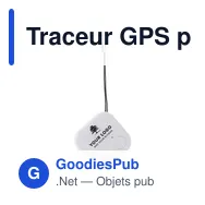 Traceur GPS personnalisable pour géolocalisation d'objets - Gerardavec logo - Miniature 3