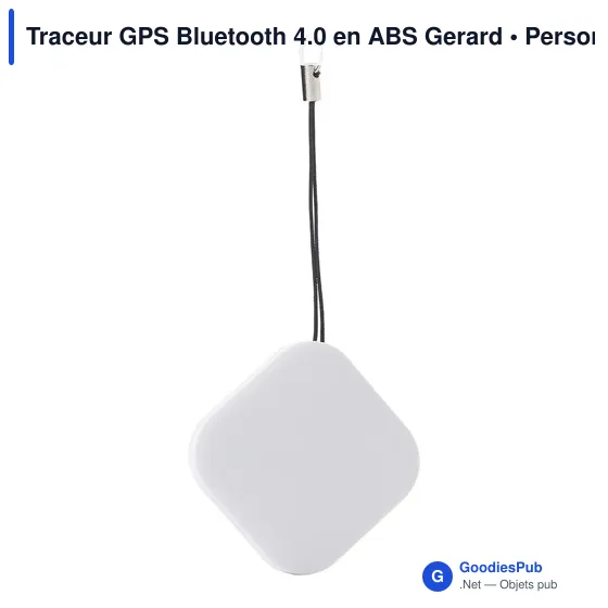Traceur GPS personnalisable pour géolocalisation d'objets - Gerardavec logo - Image 4