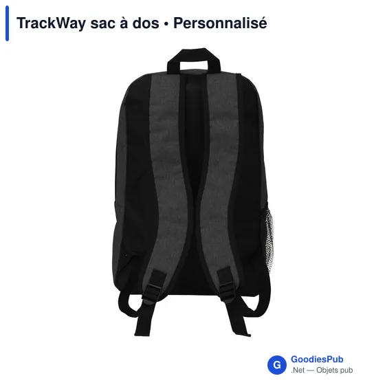 Sac à dos personnalisable TrackWay avec logo pour entreprises - Image 2