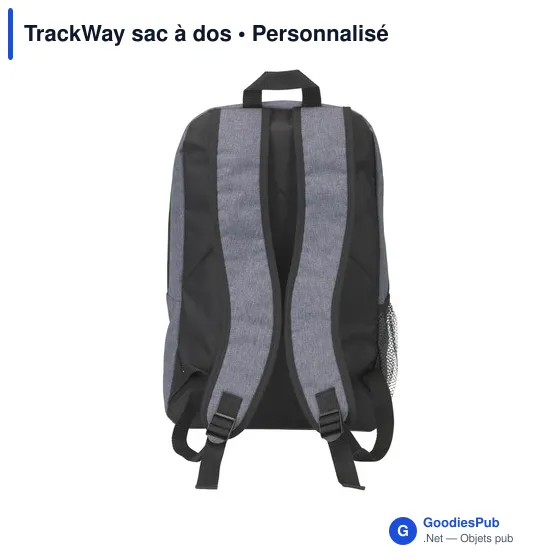 Sac à dos personnalisable TrackWay avec logo pour entreprises - Image 5