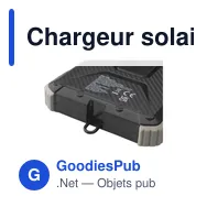 Chargeur solaire personnalisable Trail RCS 10000 avec logo - Miniature 11