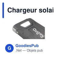 Chargeur solaire personnalisable Trail RCS 10000 avec logo - Miniature 12