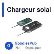 Chargeur solaire personnalisable Trail RCS 10000 avec logo - Miniature 4