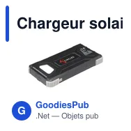 Chargeur solaire personnalisable Trail RCS 10000 avec logo - Miniature 5