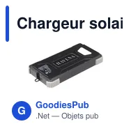 Chargeur solaire personnalisable Trail RCS 10000 avec logo - Miniature 6