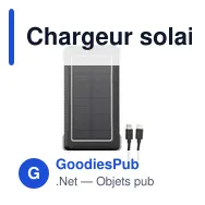Chargeur solaire personnalisable Trail RCS 10000 avec logo - Miniature 7