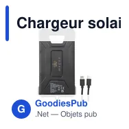 Chargeur solaire personnalisable Trail RCS 10000 avec logo - Miniature 8