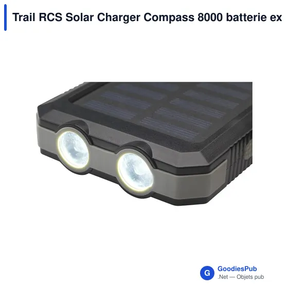 Chargeur solaire personnalisable Trail RCS avec logo - Image 11