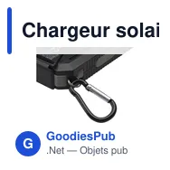 Chargeur solaire personnalisable Trail RCS avec logo - Miniature 12