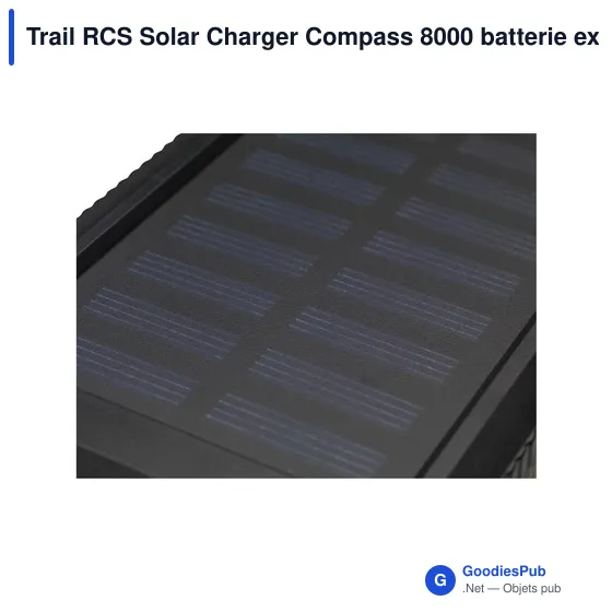 Chargeur solaire personnalisable Trail RCS avec logo - Image 8