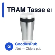 TRAM Tasse en inox 455 ml - Miniature 1