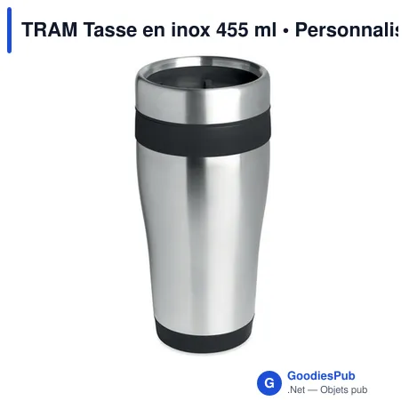 TRAM Tasse en inox 455 ml
