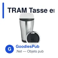 TRAM Tasse en inox 455 ml - Miniature 2