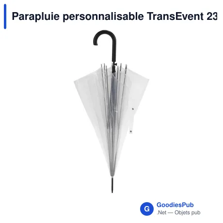 Parapluie personnalisable TransEvent 23 inch avec logo