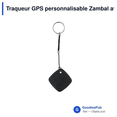 Traqueur GPS personnalisable Zambal avec logo