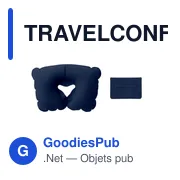 TRAVELCONFORT Oreiller gonflable et étui - Miniature 3