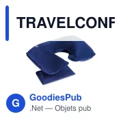 TRAVELCONFORT Oreiller gonflable et étui - Miniature 4