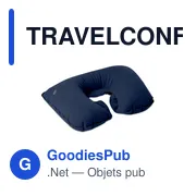 TRAVELCONFORT Oreiller gonflable et étui - Miniature 5