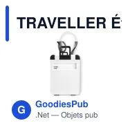 TRAVELLER Étiquette de bagage en plastiq - Miniature 3
