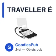 TRAVELLER Étiquette de bagage en plastiq - Miniature 4