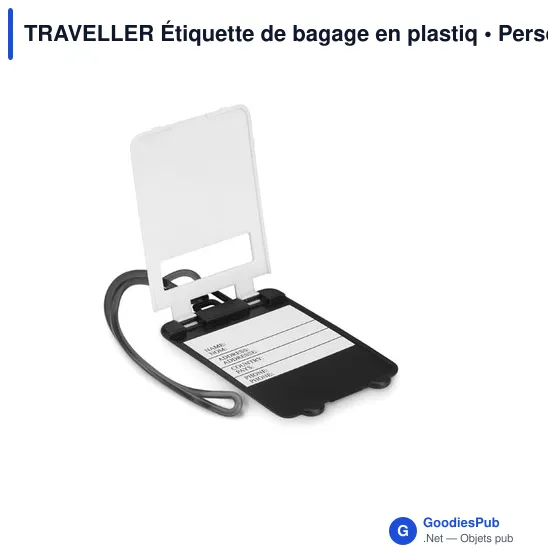 TRAVELLER Étiquette de bagage en plastiq - Image 4
