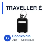 TRAVELLER Étiquette de bagage en plastiq - Miniature 5