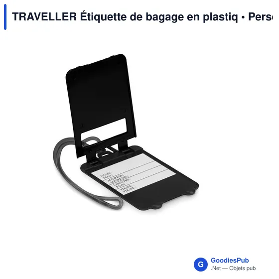 TRAVELLER Étiquette de bagage en plastiq - Image 6