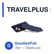 TRAVELPLUS Set oreiller, masque, bouchons - Miniature 3