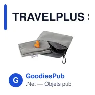 TRAVELPLUS Set oreiller, masque, bouchons - Miniature 6