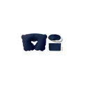 Variante bleu - TRAVELPLUS Set oreiller, masque, bouchons