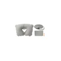 Variante gris - TRAVELPLUS Set oreiller, masque, bouchons