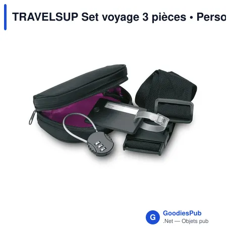 TRAVELSUP Set voyage 3 pièces