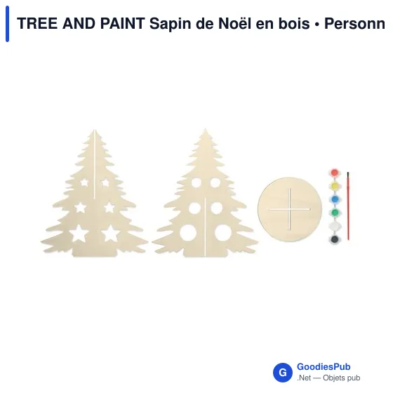 TREE AND PAINT Sapin de Noël en bois - Image 3