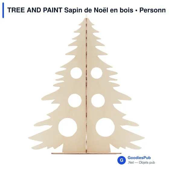 TREE AND PAINT Sapin de Noël en bois - Image 5