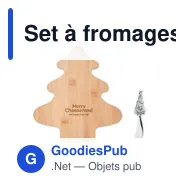 Set à fromages personnalisable en bambou avec logo - TREECHESSE - Miniature 3