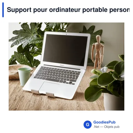 Support pour ordinateur portable personnalisable Treepod avec logo