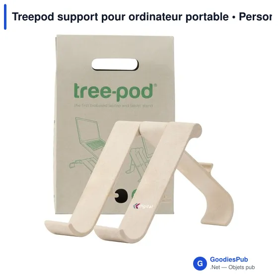 Support pour ordinateur portable personnalisable Treepod avec logo - Image 3