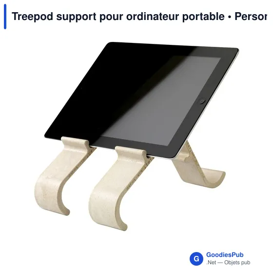 Support pour ordinateur portable personnalisable Treepod avec logo - Image 4
