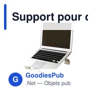 Support pour ordinateur portable personnalisable Treepod avec logo - Miniature 5