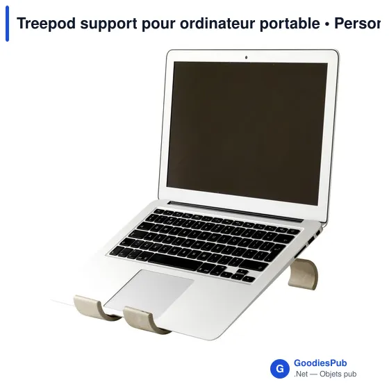 Support pour ordinateur portable personnalisable Treepod avec logo - Image 5