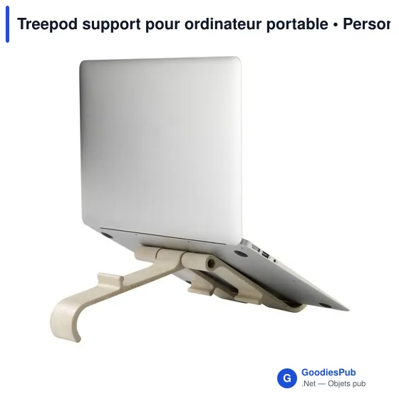 Support pour ordinateur portable personnalisable Treepod avec logo - Image 6